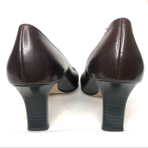 Peter Kaiser Brown Leather Heels - Picture 8 of 16